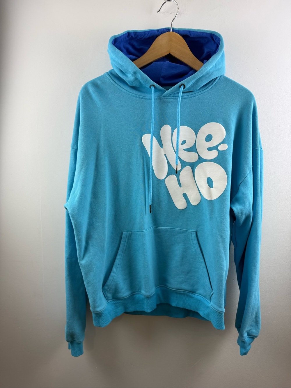 Shin Megami Tensei 30th Anniversary Jack Frost Hee Ho Blue Hoodie - Large